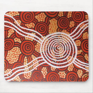 Corroboree II Aboriginal Art Mouse Pad