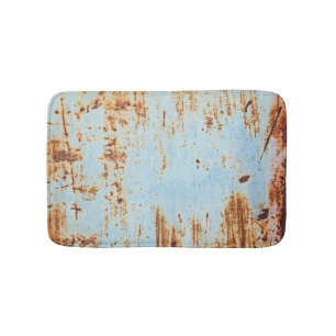 Corroded metal, grunge texture background. bath mat