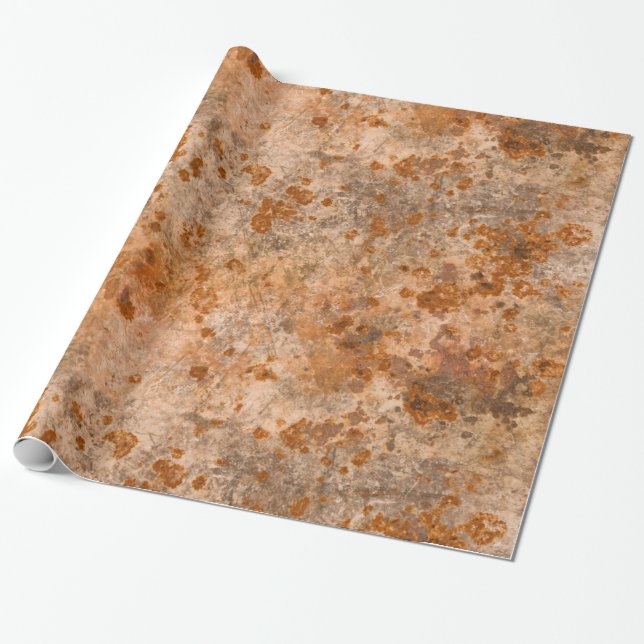 Corroded Metal Wrapping Paper (Unrolled)