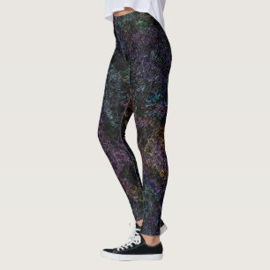 Corroded or destroyed dark coloured sponge leggings