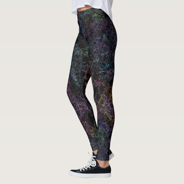 Corroded or destroyed dark coloured sponge leggings (Left)