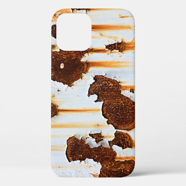 Corroded White Rust Streaks Case-Mate iPhone Case (Back)