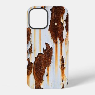 Corroded White Rust Streaks iPhone 12 Case