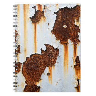 Corroded White Rust Streaks Notebook