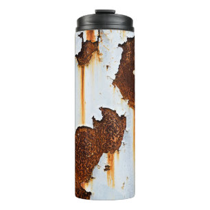 Corroded White Rust Streaks Thermal Tumbler