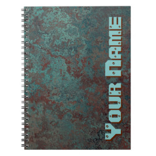 Corrosion "Copper" Name print notebook