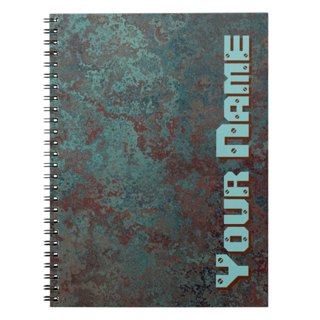 Corrosion "Copper" Name print notebook (Front)