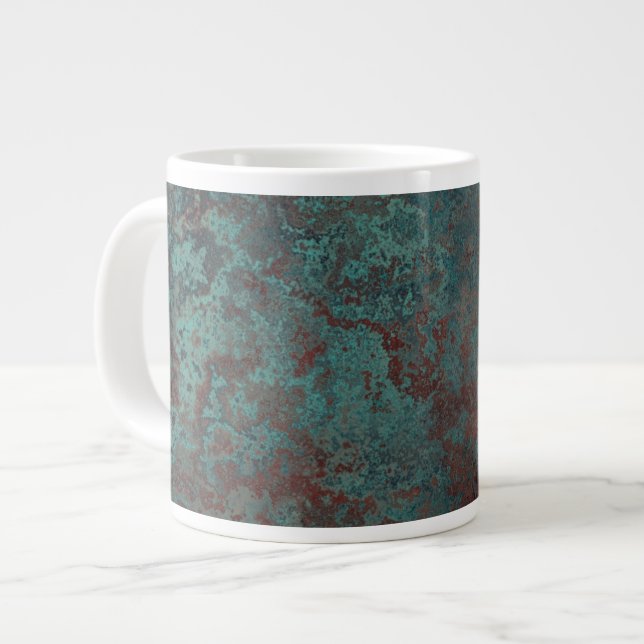 Corrosion "Copper" print mug jumbo (Front Left)