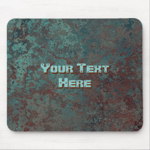 Corrosion "Copper" Text print mousepad