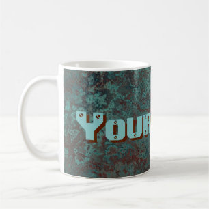 Corrosion "Copper" Your Name print mug