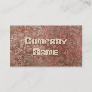 Corrosion red print business card template