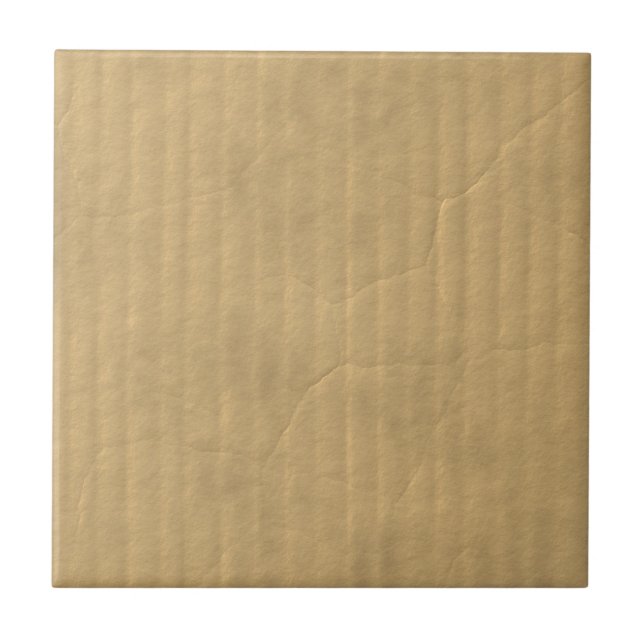 Corrugated Cardboard Texture Tile (Front)