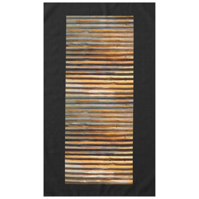 Corrugated Rust Tablecloth (Front)