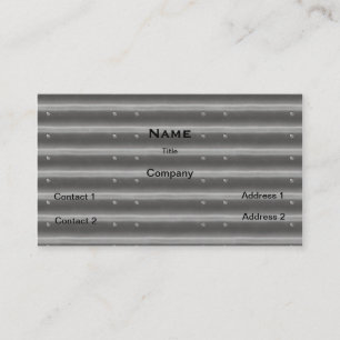 Corrugated Steel Look Business Card