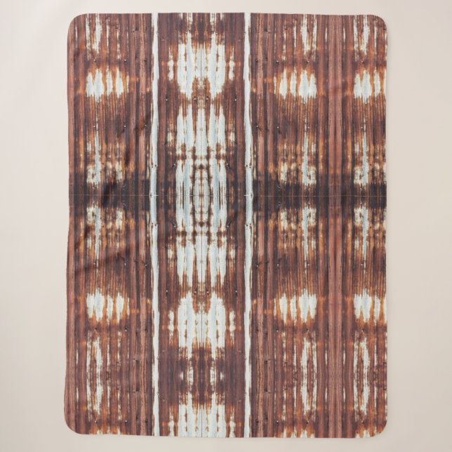 Corrugated tin roof sheets sherpa blanket (Front)