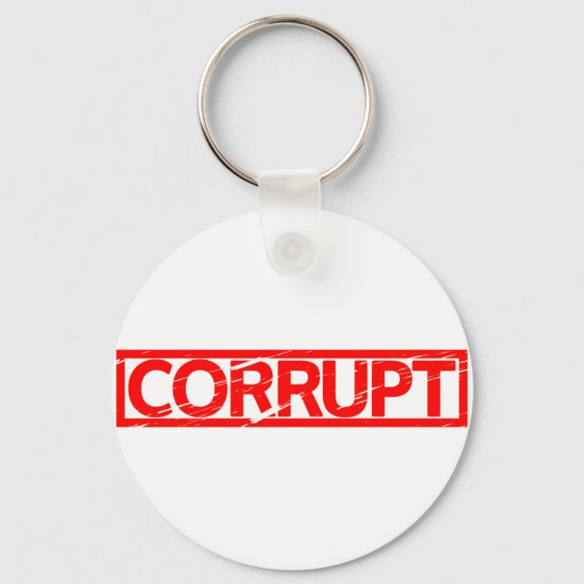 Corrupt Stamp Key Ring (Front)