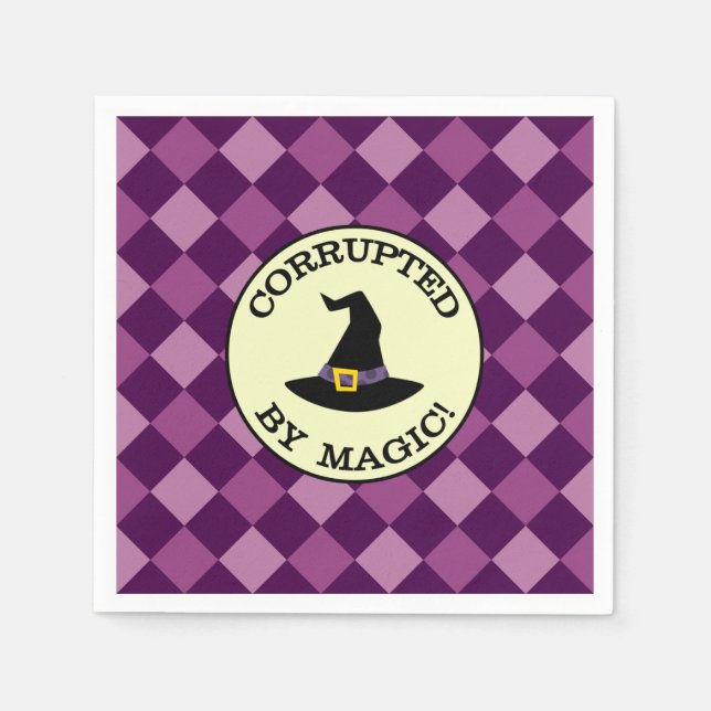 CORRUPTED BY MAGIC! NAPKIN (Front)