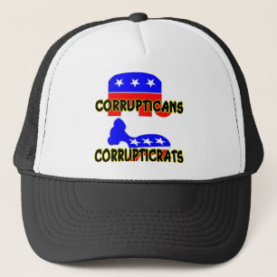 Corrupticans Corrupticrats Republican Democrat Trucker Hat