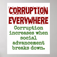 Corruption Increases When Social Advancement - Cor