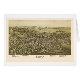 Corry, PA Panoramic Map - 1895