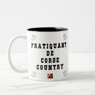 CORSE COUNTRY PRACTICE Two-Tone COFFEE MUG