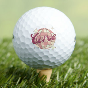 Corse France Retro Vintage Golfing court Golf Balls