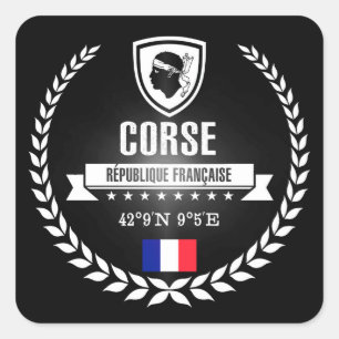 Corse Square Sticker