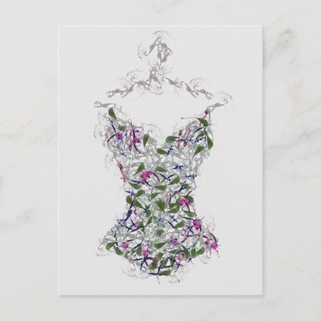 Corset On A Hanger Postcard (Front)