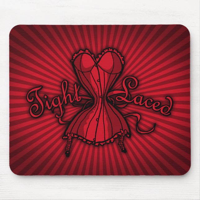 Corset Tight Laced Mouse Pad (Front)