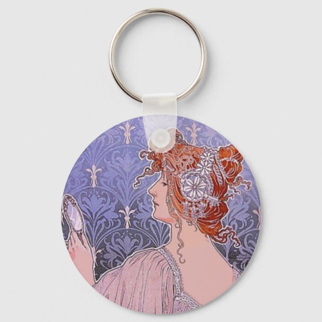 Corseted Woman Key Ring (Front)