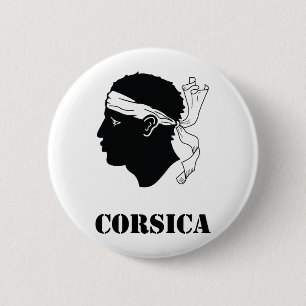 Corsica 6 Cm Round Badge