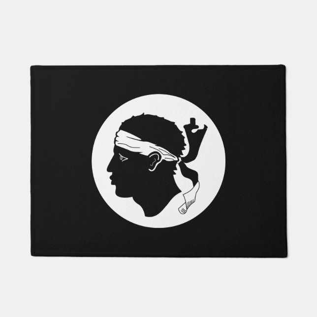 Corsica flag Door Mat (Front)