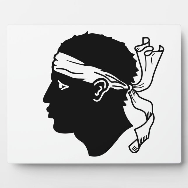 Corsica Flag Plaque (Front)