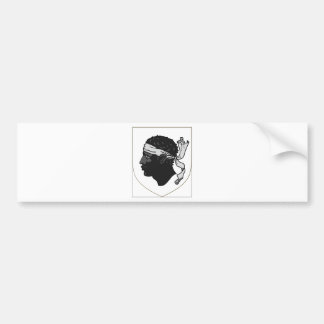 Corsica France Coat of Arms Bumper Sticker