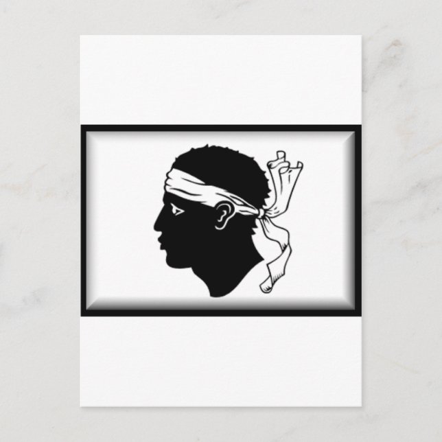 Corsica (France) Flag Postcard (Front)