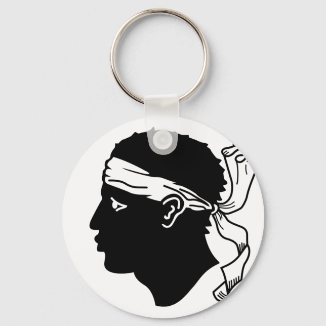 Corsica, France Key Ring (Front)