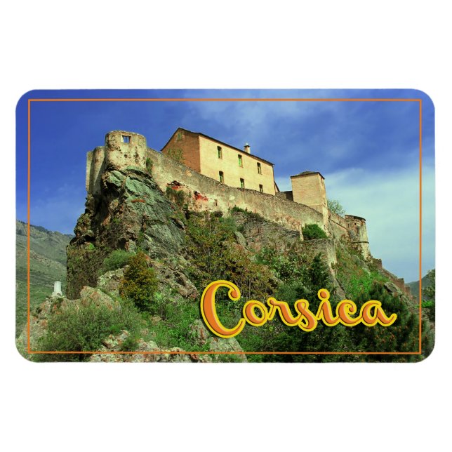 Corsica France Magnet (Horizontal)