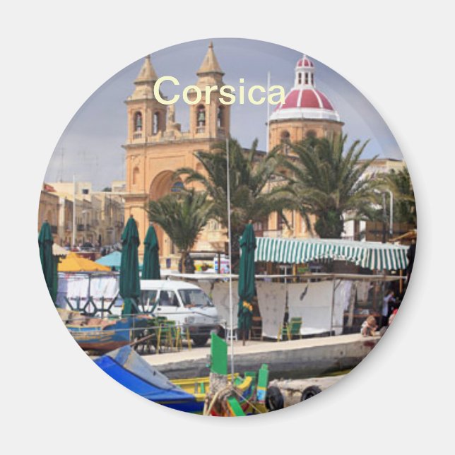 corsica france magnet (Front)