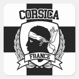 Corsica Square Sticker