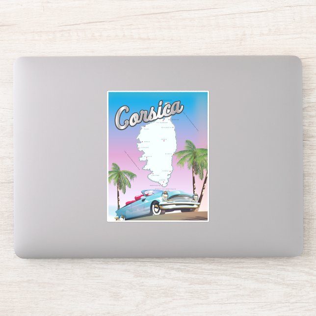 Corsica travel poster (Computer)