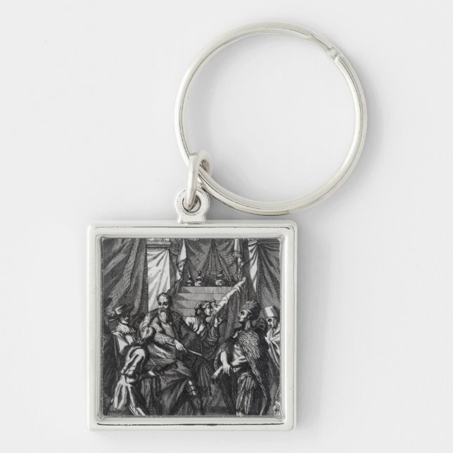Cortes and Montezuma Key Ring (Front)