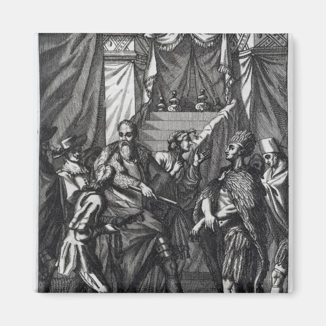 Cortes and Montezuma Magnet (Front)