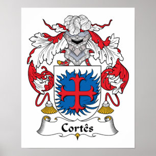 Cortes Family Crest Poster