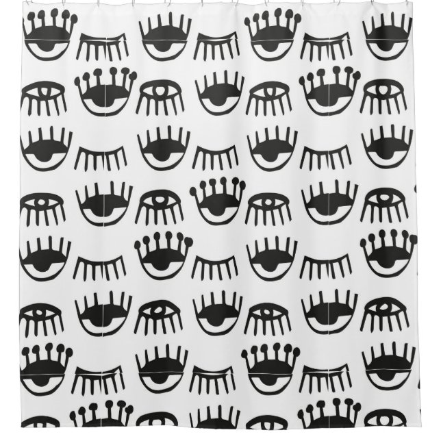 Cortina de Baño Ojos Shower Curtain (Front)