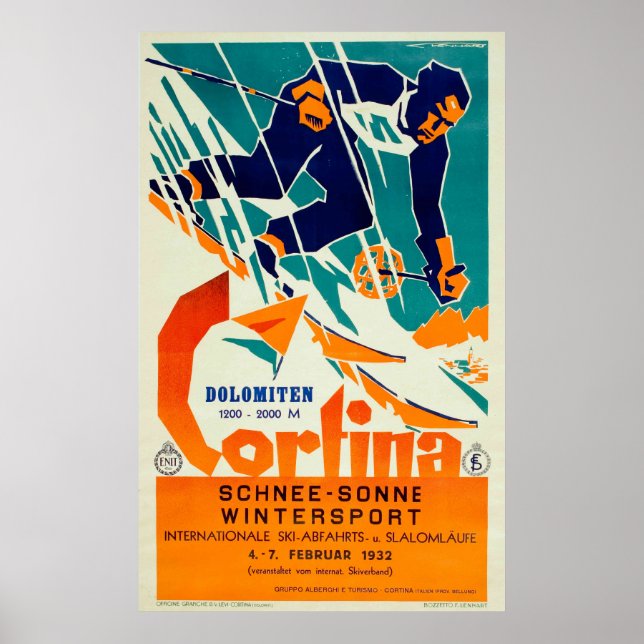 Cortina, Dolomiti Poster (Front)