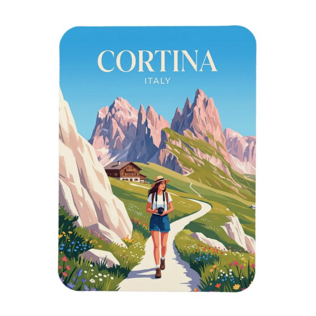 CORTINA ITALY MAGNET (Vertical)