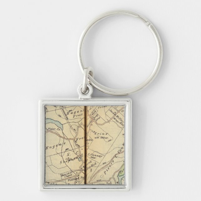 Cortlandt, New York 2 Key Ring (Front)
