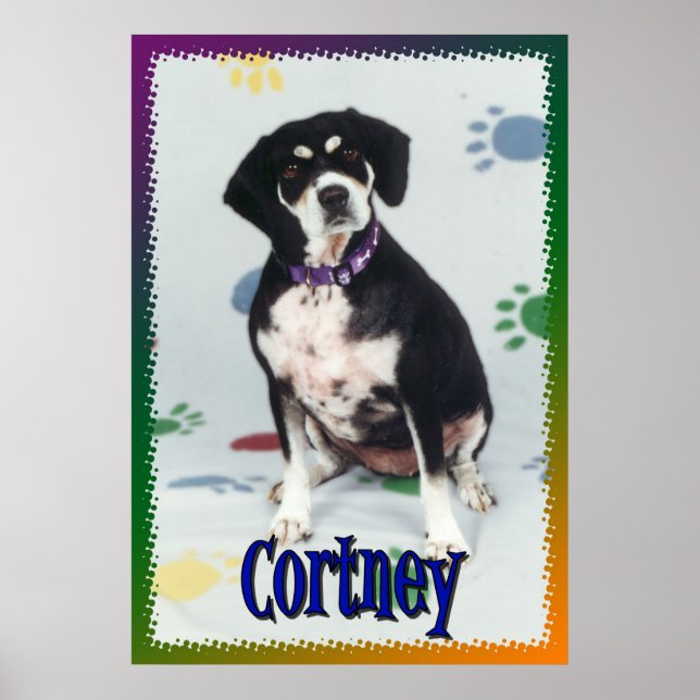 Cortney My Dog Poster (Front)