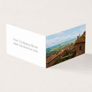 Cortona Tuscany Italy Business Card