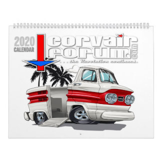 Corvair Forum 2020 Corvair of the Month Calendar